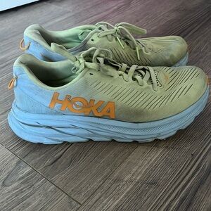 Green and Blue Hokas
